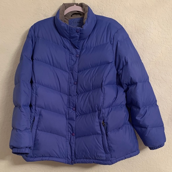 L.L. Bean Jackets & Blazers - LLBean Goose Down Women's Blue Puffer Jacket Size 2X
